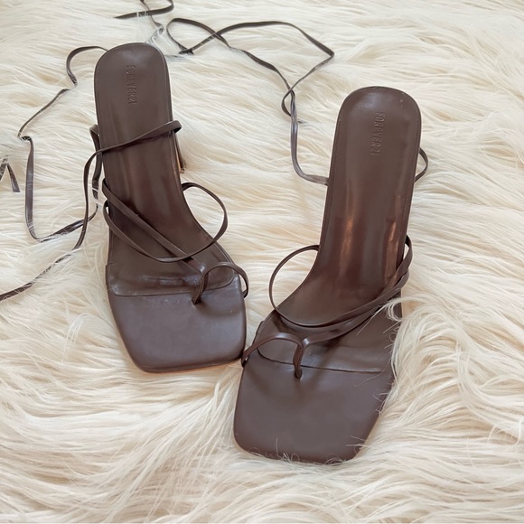 Lace-Up Block Heels - Picture 6 of 11